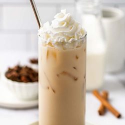 Iced Chai Tea Latte Vanilla Cream